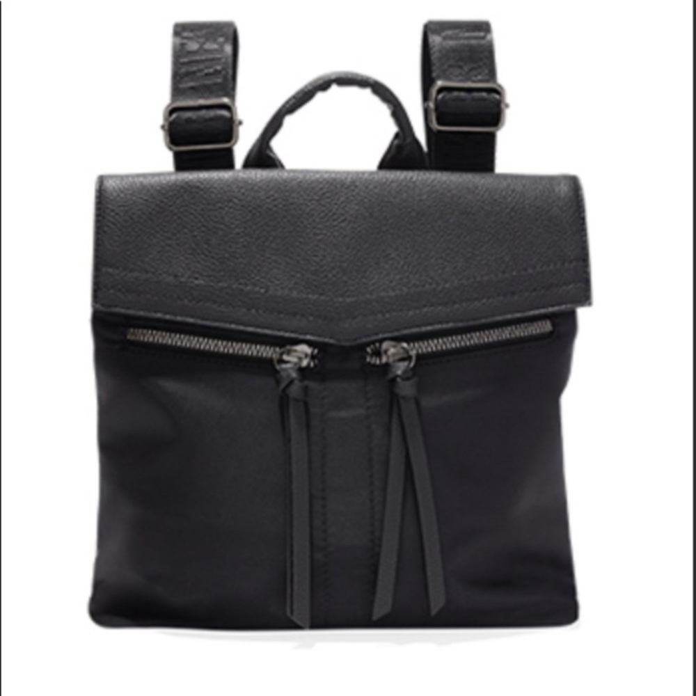 Botkier Black Leather Mini Backpack